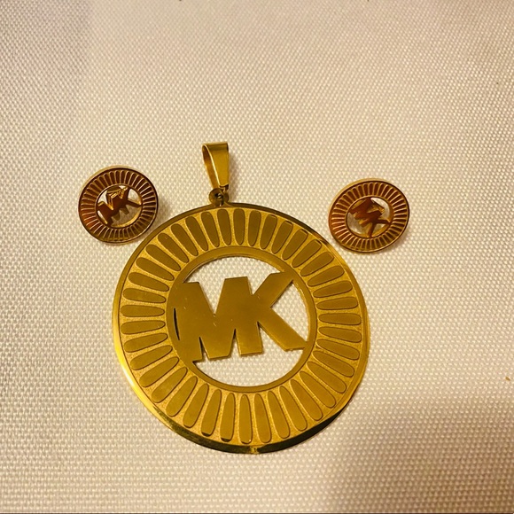 MK Pendant & Earring - Picture 2 of 5